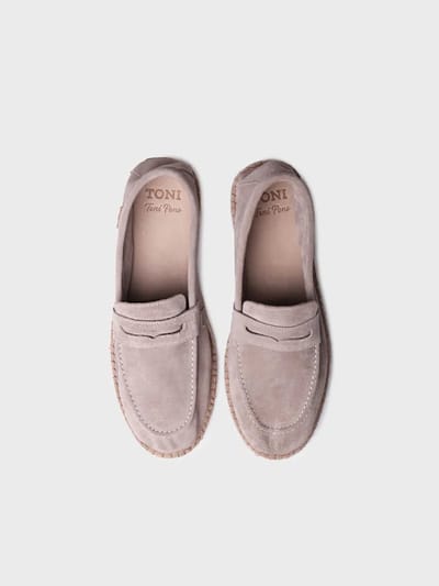Gesloten espadrilles voor heren van suède | BENET