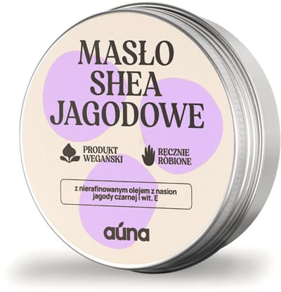 Auna Natural Care – Berry Body Butter – Shea & Bosbessenpitolie – Voedend & Hydraterend – Vegan – 60 ml