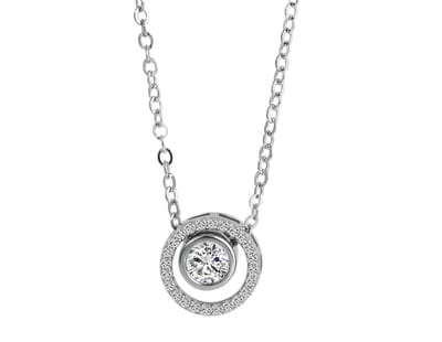 AKZENT Akzent dames ketting met hanger "Franziska" aus 925 Sterlingzilver, huidvriendelijk
