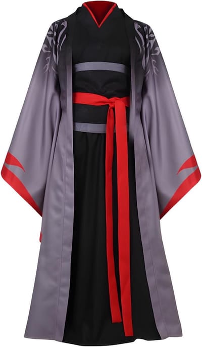 Anime Cosplay Kostuum Grandmaster of Demonic Cultivation, Wuxian Hanfu Outfit voor Jongeren, Perfect voor Halloween en Themafeesten - M