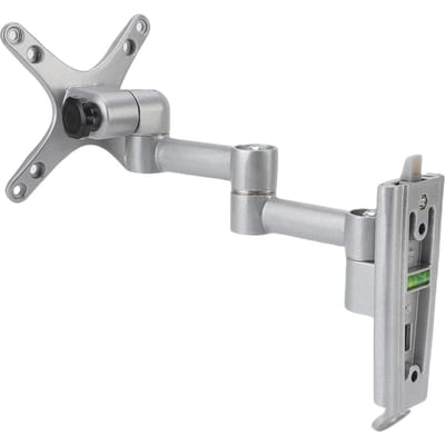 Display Arm Groot Scherm Wandmontage TV Aluminiumlegering Grote Draagkracht 30in L04 Zilvergrijs gray