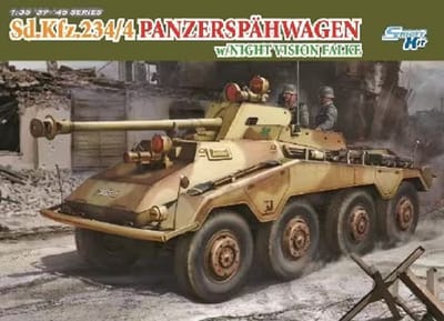 Dragon Modelbouwpakket Militaire voertuigen - 6836 Sd.Kfz. 234/4 Panzerspähwagen - w/Night Vision Falke Plastic - 1:35 - Modelbouw