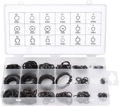 Assortiment van 300 Stuks E Clips en Retaining Rings voor Diverse Toepassingen van 2mm tot 32mm