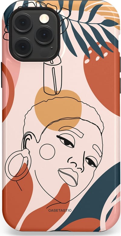 Casetastic Hoesje Geschikt voor Apple iPhone 12/12 Pro Magsafe - Stijlvolle Beschermende Duo-layer Case - Ochtend blush