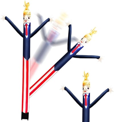Opblaasbare Danser - Lucht Danser - Feestelijke Decoratie - Inclusief Blower - 2.44 Meter - Blauw
