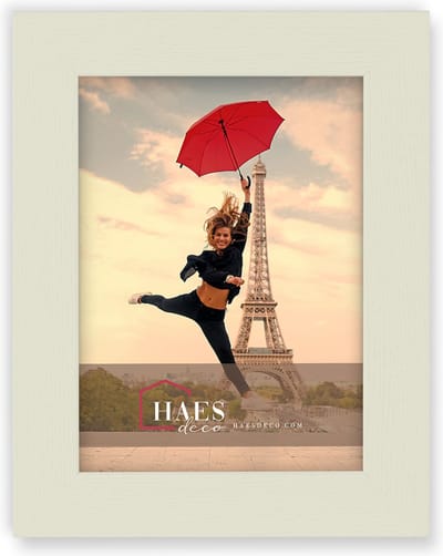 HAES DECO - Houten fotolijst Paris wit voor 1 foto formaat 15x20 - SP001153