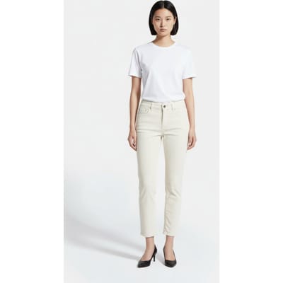 Closed Baker Pants Ivory Maat: W30L32 | Pantalons Outlet | Dames | Grijs