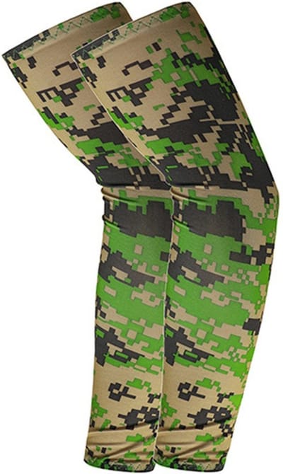 Nivard Armwarmers Dames & Heren - Armstukken - Polswarmers - Winter - Groene Camouflage
