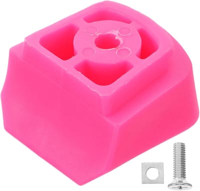 Skate Remblokken - Veiligheidsrem Skates - Veilig Remmen - Universele Pasvorm - 4.5 x 4.2 cm - Roze