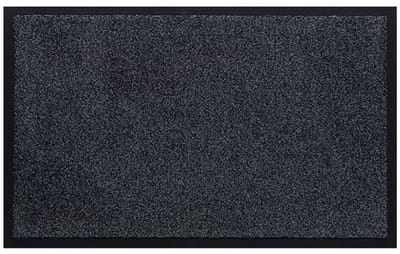 Borstelshop Deurmat Binnen - Droogloopmat - Schoonloopmat - Antislip - Wasbaar - 80 x 50 cm - Antraciet