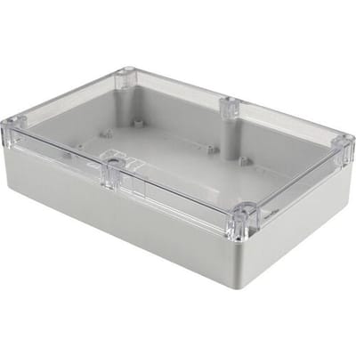 Hammond Electronics 1554VAL2GYCL Universele behuizing 240 x 160 x 60 Polycarbonaat Grijs 1 stuk(s)