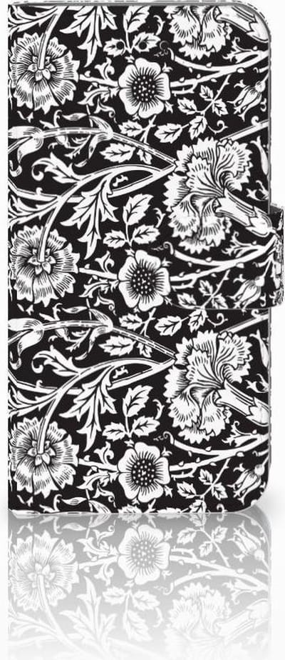 Apple iPhone X | Xs Hoesje Black Flowers