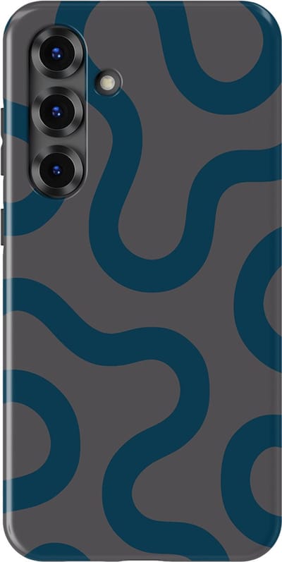 DripCase Motion Flow Tough Hoesje Samsung Galaxy S25 Plus | Backcover met Mag | Trendy Design | Valbescherming | Shadow Waves