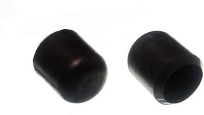 Stoeldop Beschermers - Meubeldopjes Vilt - Vloer Beschermen - Rubberen Binnenkant - 25mm Binnendiameter - Wit