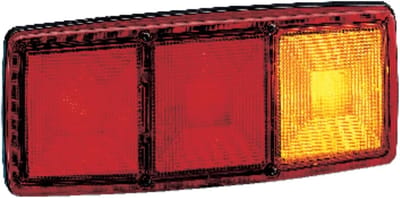 Achterlicht - Combinatie achterlicht - Verkeersveiligheid verbeteren - 3 Lichtfuncties - 344mm breed - Rood Geel