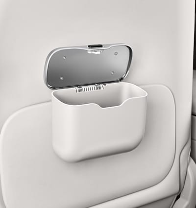 Auto-afvalbak – Lekvrije mini afvalbak voor auto, vrachtwagen en SUV – essentieel auto-accessoire voor opruimen en organiseren (Zwart)