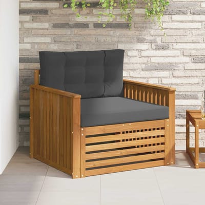 vidaXL - Buitensofa - Massief - Acacia - Hout - en - Polyester