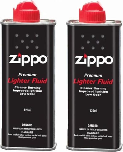 Zippo Aanstekerbenzine - Schone Verbranding - 2 x 125 ml - Kindveilige Sluiting