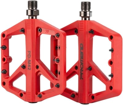 Fiets Pedalen - MTB Onderdelen - Veilig Fietsen - Anti-slip Grip - 11.5 cm Breed - Rood