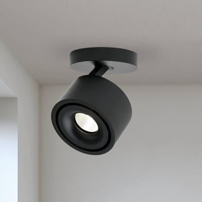 ORION Specter LED plafondspot, zwart, Ø 8,4 cm, aluminium