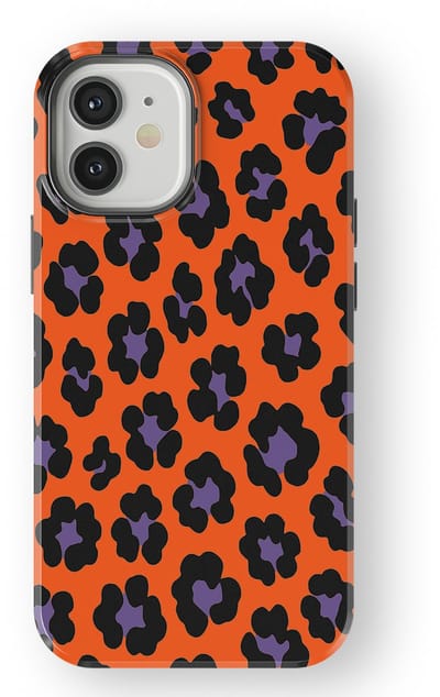 DripCase Luipaard Hoesje geschikt voor iPhone 12 Mini | Backcover met Mag | Hoesje met Dierenprint geschikt voor iPhone 12 Mini Bold Bite