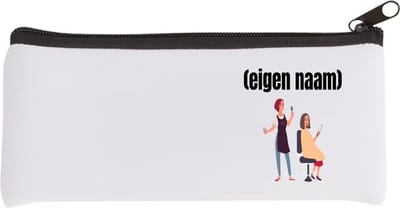 Akyol - kapper vrouw met eigen naam Etui - Kapper - barbers - collega's - verjaardag - afscheidscadeau - geschenk - kado - 20 bij 9 cm