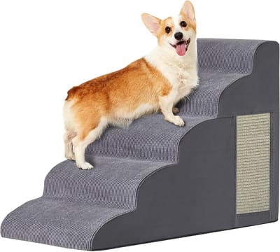 Opvouwbare Huisdiertrap met 5 Treden voor Bank en Bed