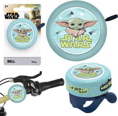 STAR WARS The Mandalorian Metalen fietsbel voor op het stuur van een fiets of step voor kinderen