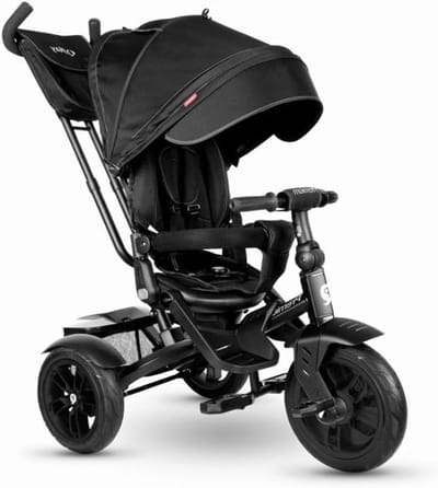 Driewieler Kinderen - Loopfiets Baby - Buiten Spelen - Aluminium Frame - 105 x 55 x 107 cm - Zwart