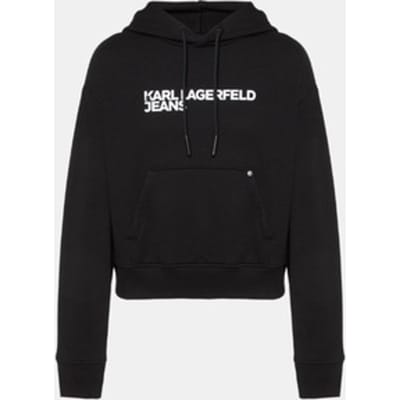 Karl Lagerfeld Jeans A2w20053 Regular Fit Hoodie Zwart S Vrouw