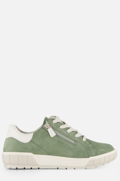 Feyn Sneakers groen Suède K-leest - Maat 37