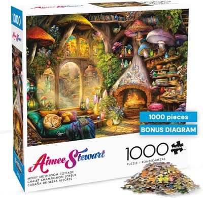 Fantasie Puzzel - 1000 Stukjes - Ontspanning Thuis - Gerecycled Karton - 68 x 50 cm - Meerkleurig