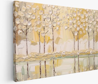 Saammp Muurcirkel Hout - Kleurrijke bloemen - Zwart - Natuur - Abstract - Ø 90 - Wandcirkel - Wanddecoratie Cirkel - Muurdecoratie Woonkamer - Kantoor Decoratie
