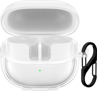 kwmobile Earphones Case for Xiaomi Buds 5 Case - Clear TPU Silicone Earbuds Cover - Transparent