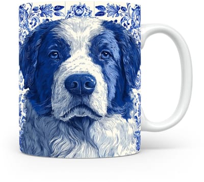 Mok Pyreneese berghond Beker voor koffie of tas voor thee, cadeau voor dierenliefhebbers, moeder, vader, collega, vriend, vriendin, kantoor, opa, oma, hond, kerst, sinterklaas, verjaardag