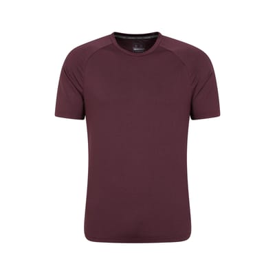 Mountain Warehouse Heren Agra Melange T-Shirt (Donkerpaars)