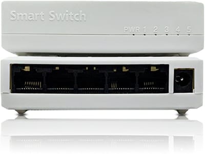 Gloovon® - NSX320G - Netwerk Switch - Unmanaged - 1000MB - 5 Poorten - Netwerk Splitter - Wit