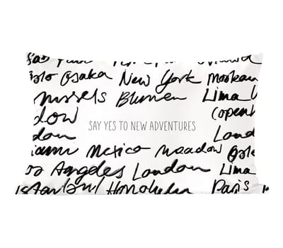 Sierkussens - Kussentjes Woonkamer - 60x40 cm - Spreuken - Quotes - Say yes to new adventures - Mexico