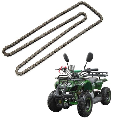 Allecto - Fiets Roller Chain - Roestvrijstalen ketting - Geschikt voor ATV en Scooter - Duurzaam - Hoogwaardige kwaliteit - 158 Links - Voor Pocket...