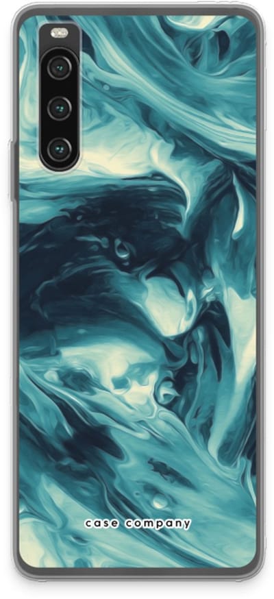 Case Company® - Hoesje geschikt voor Sony Xperia 10 IV hoesje - Dreaming About Whales - Soft Cover Telefoonhoesje - Bescherming aan alle Kanten en Schermrand