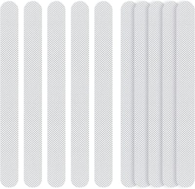 10 Stuks - Antislipstrips - Transparante - 20*2cm - PEVA - Zelfklevende - Antislip Stickers voor Douche/kuip/Trap - Douchestickers - Antislipstrips voor bad