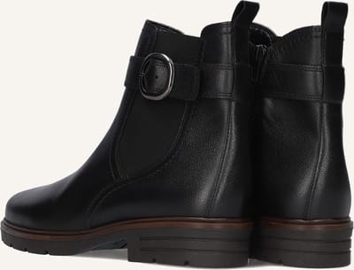 Gabor 653.1 Enkellaarsjes - Enkelboots met rits - Dames - Zwart - Maat 35,5