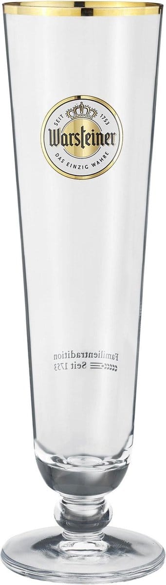 Warsteiner Bierglas 25cl Doos 6 Stuks