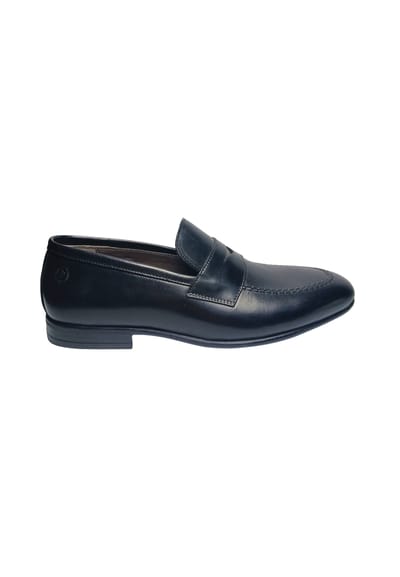 pb10252G9fbox000 Pollini Mannen Leder Zwart