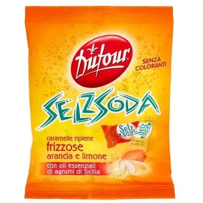 Selz Soda Bruisende Citroen Sinaasappel Snoepjes 150g Novi Italiaans 150g