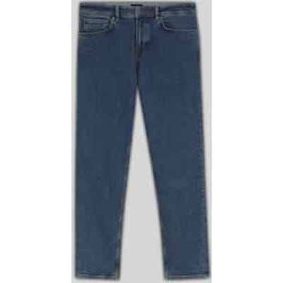 straight fit jeans van katoenmix met labelpatch model 'Re.Maine'