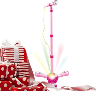 Kinder Microfoon - Speelgoed Microfoon - Muziek Maken - Echo Effect - 89 cm - Roze