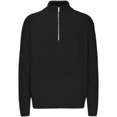 Trui met ritssluiting van wol Colorful Standard Merino