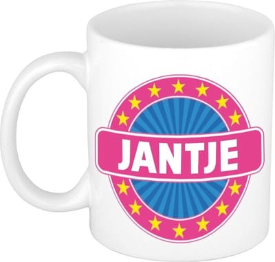 Jantje naam koffie mok / beker 300 ml  - namen mokken