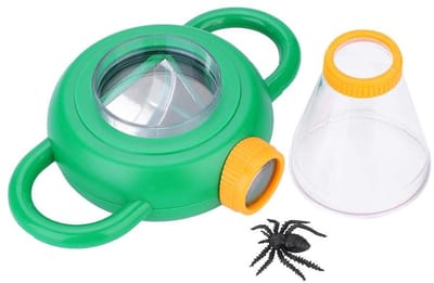 Dailygoody - Beaker Magnifier - Vergrootglas voor Kinderen - Eenvoudig te Gebruiken - Compact Formaat - 4X Vergroting - Educatief Speelgoed - Geschikt...